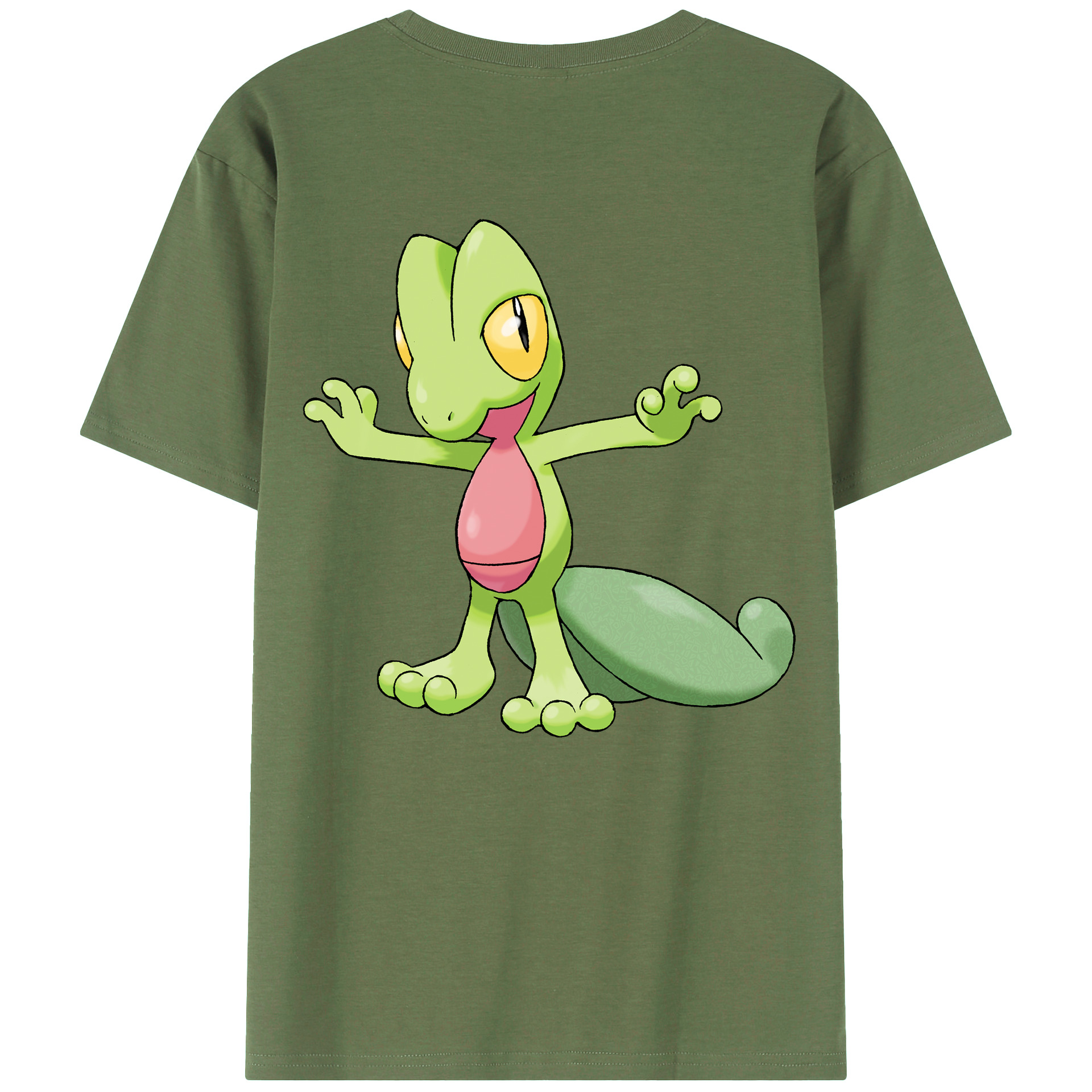（画像用） ポケットモンスター Pokémon 綿100％ メンズ半袖Tシャツ（バックプリント） 通気性